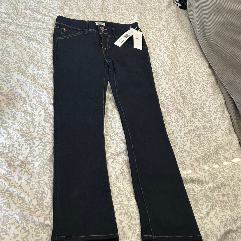 Hudson Jeans Dark Blue Flare & Wide Leg